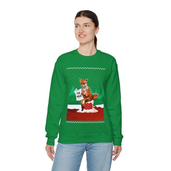 Fox News Ugly Christmas Sweatshirt Womens