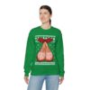 Merry Dickmas Ugly Christmas Sweatshirt Womens