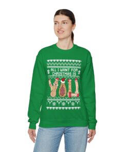 All I Want For Christmas Is Dickmas Ugly Christmas Sweatshirt Womens