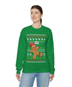 Oh Snap Gingerbread Ugly Christmas Sweatshirt Womens
