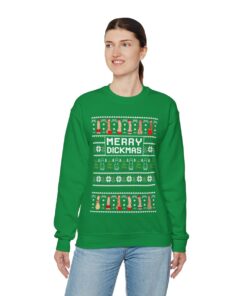 Merry Dickmas Ugly Xmas Sweatshirt For Women
