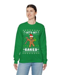 Baked Gingerbread Ugly Christmas Sweatshirt Womens