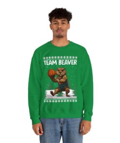Team Beaver Christmas Sweatshirt For Men