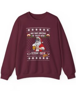 Festive Beer Funny Ugly Christmas Sweatshirt For Unisex 22