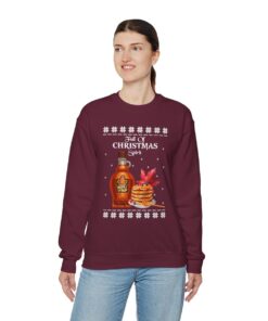 Maple Syrup Full Of Christmas Spirit Ugly Sweater For Unisex