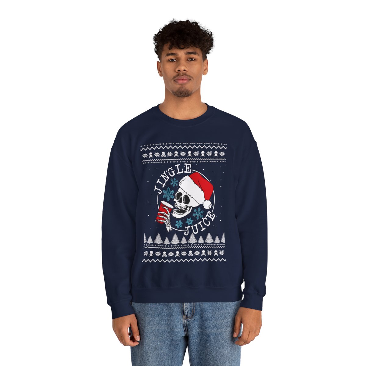 Jingle Juice Beverage Christmas Sweatshirt For Men 5 Jingle Juice Beverage Christmas Sweatshirt For Men - Image 5