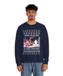 Wishing You Nothing Butt A Merry Christmas Ugly Sweatshirt For Men