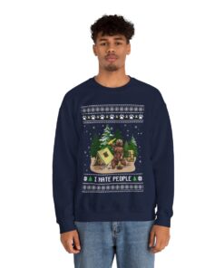 I Hate People Canada Bear Ugly Christmas Sweatshirt For Men