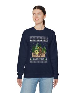 I Hate People Canada Bear Ugly Christmas Sweatshirt For Unisex