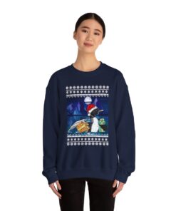 Alternative view of Leave Me A Loon Ugly Christmas Sweatshirt For Unisex
