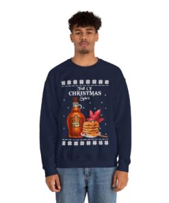 Maple Syrup Full Of Christmas Spirit Ugly Sweater For Men