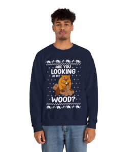 Canada Beaver Funny Joke Ugly Christmas Sweatshirt For Men