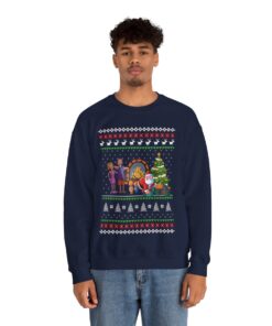 Santa With His Gifts Men's Ugly Christmas Sweater