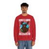 Merry Christmas Moose Men's Ugly Xmas Sweatshirt