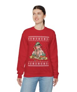 Christmas Vacation Cousin Eddie Shitters Full Ugly Christmas Sweatshirt Womens