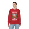 Santa Swoleman Ugly Christmas Sweatshirt Womens