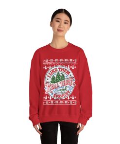 I Like Them Real Thick and Sprucey Ugly Christmas Sweatshirt Womens