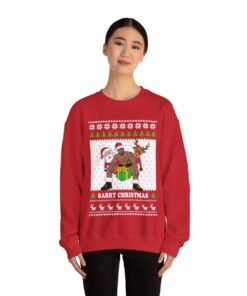 Barry Wood Barry Christmas Ugly Christmas Sweatshirt Womens
