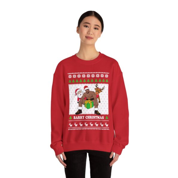 Barry Wood Barry Christmas Ugly Christmas Sweatshirt Womens