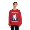 Yeti Abominable Snowman Ugly Christmas Sweatshirt Womens