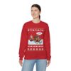 Tacky Reindeer Santa Womens Ugly Christmas Sweatshirt
