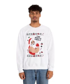 Alternative view of Welcome To North Swole Ugly Xmas Sweatshirt