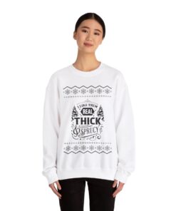 Alternative view of Real Thick And Sprucy Ugly Christmas Sweatshirt Womens