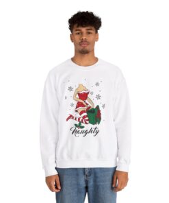 Alternative view of Naughty Ugly Xmas Sweatshirt Adults