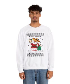 Alternative view of Taco Bout Christmas Santa Ugly Xmas Sweatshirt