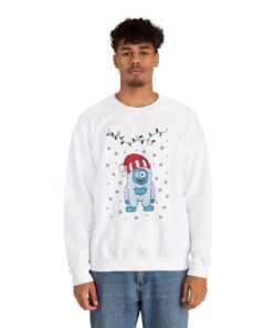 Alternative view of The Christmas Yeti Ugly Xmas Sweatshirt