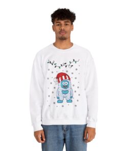 Alternative view of Yeti Christmas Sweatshirt For Men