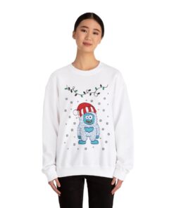 Alternative view of Yeti Ugly Christmas Sweatshirt Womens