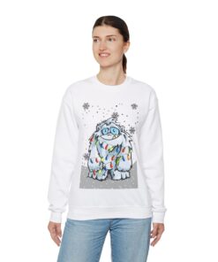 Alternative view of Yeti Ugly Christmas Sweatshirt For Women