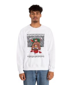 Alternative view of I Have A Big Package For You Barry Wood Ugly Xmas Sweatshirt