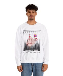 Alternative view of Santa Sexy Dance Christmas Sweatshirt For Men