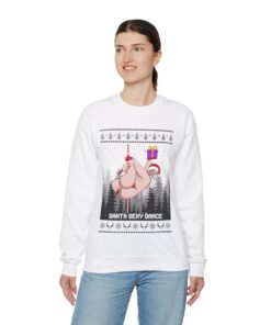 Alternative view of Santa Sexy Dance Ugly Christmas Sweatshirt Womens