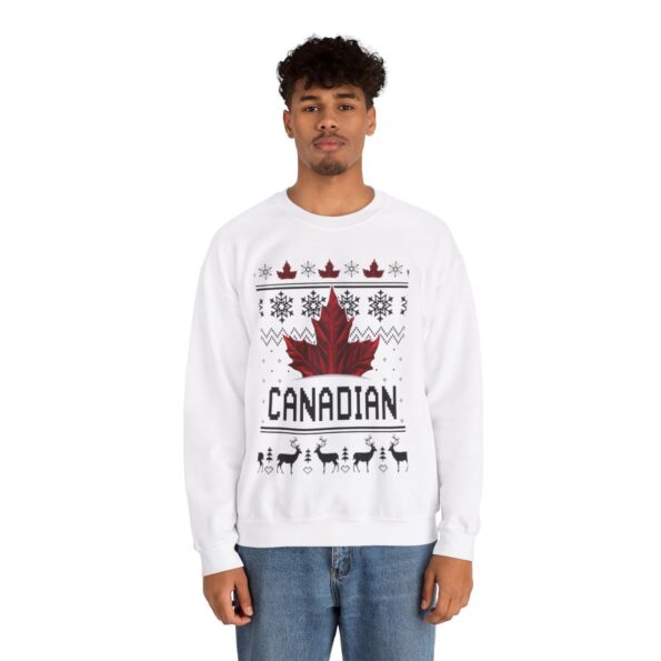Maple Leaves Christmas Sweatshirt For Men