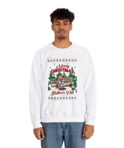 Alternative view of Funny Shitters Full Ugly Xmas Sweatshirt