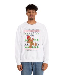Alternative view of Oh Snap Gingerbread Ugly Xmas Sweatshirt
