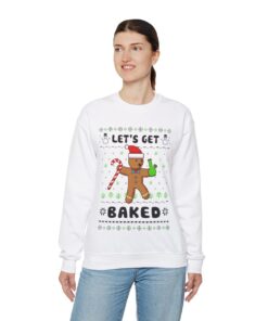 Alternative view of Baked Gingerbread Ugly Christmas Sweatshirt Womens