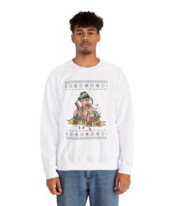 Alternative view of National Lampoons Christmas Vacation Shitters Full Ugly Xmas Sweatshirt