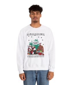 Alternative view of Big Nick Energy Santa Barry Wood Ugly Xmas Sweatshirt