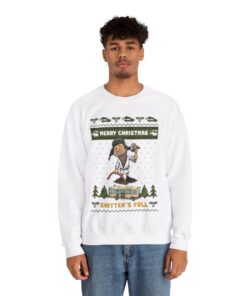 Alternative view of Shitters Full Christmas Sweatshirt For Men