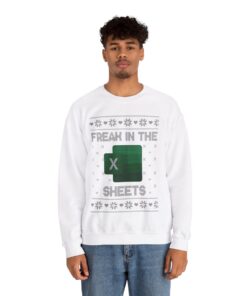 Alternative view of Freak In The Sheets Christmas Sweatshirt For Men