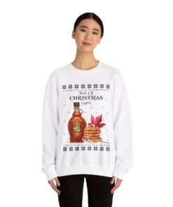 Alternative view of Maple Syrup Full Of Christmas Spirit Ugly Sweater For Women