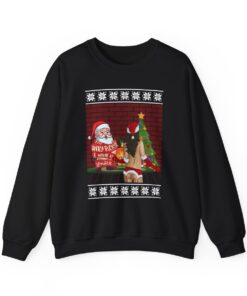 Funny Santa HO HO HO Christmas Package For Unisex