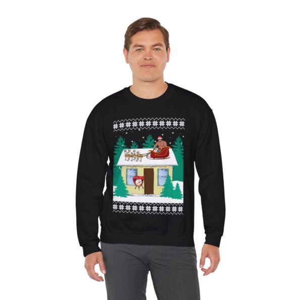 Barry Wood Santa Sleigh Christmas Sweatshirt For Men