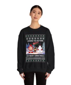 Naughty Santa Ugly Christmas Sweatshirt For Women