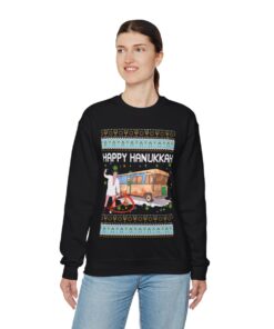Christmas Vacation Hanukkah Ugly Christmas Sweatshirt Womens