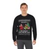 Black Santa Barry Wood Christmas Sweatshirt For Men